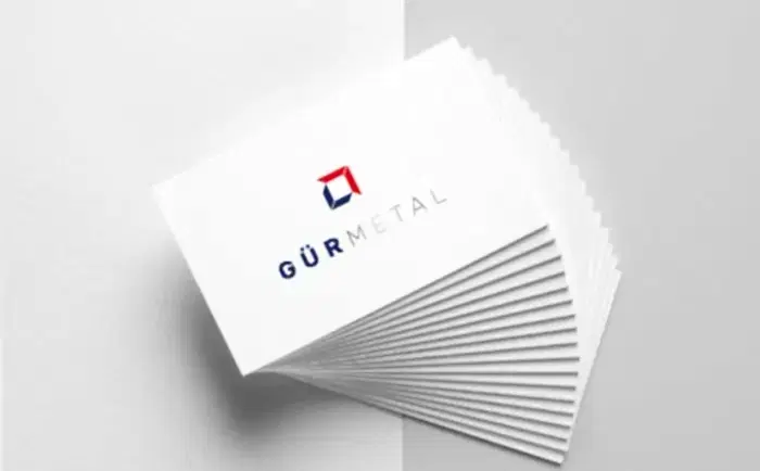 Gür Metal Minimal Logo Tasarım 