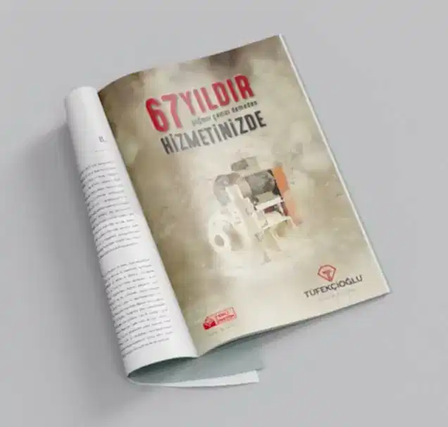Tüfekçioğlu Makina Dergi Reklamları